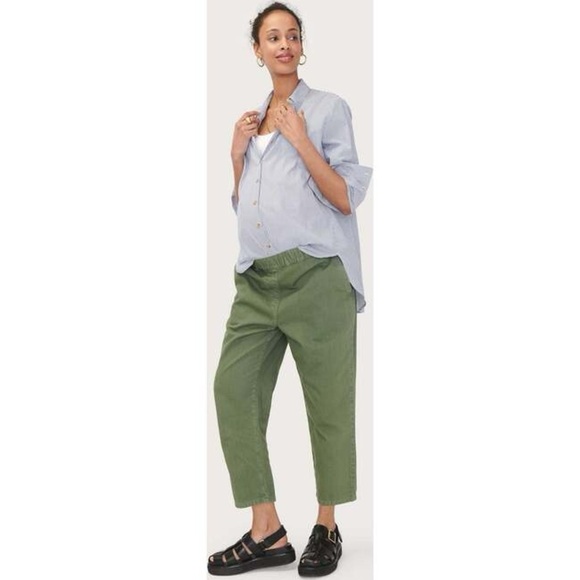 Hatch Maternity The Isla Utility Pant in Army green sz:0/XS - Picture 3 of 13